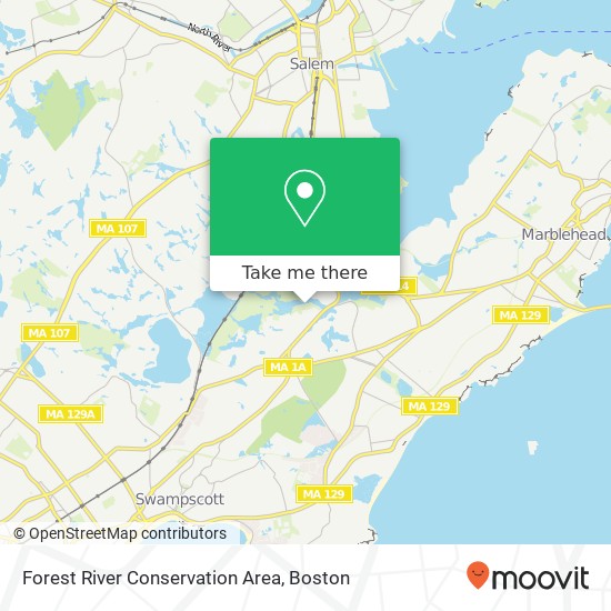 Mapa de Forest River Conservation Area