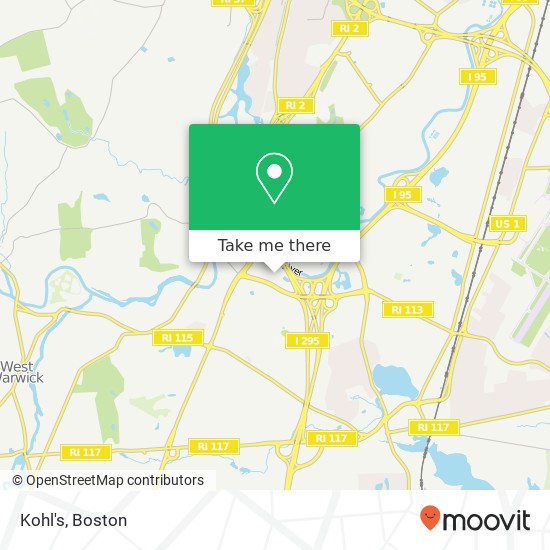 Mapa de Kohl's