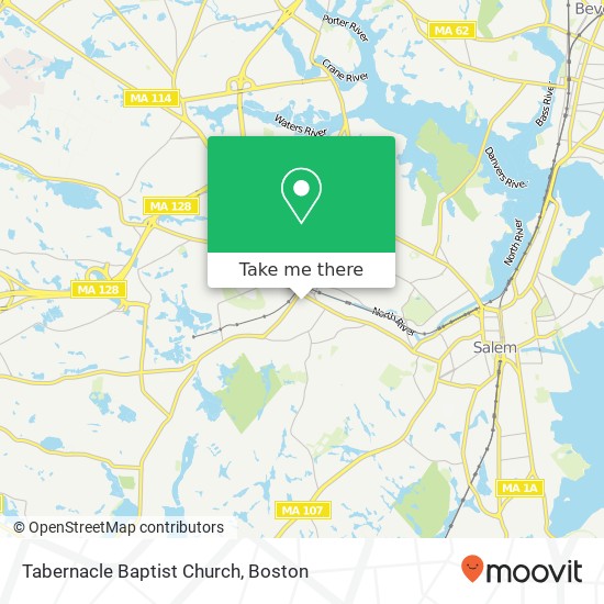 Tabernacle Baptist Church map