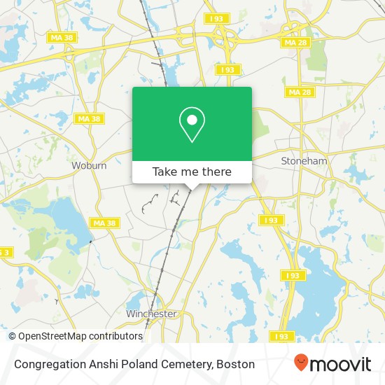 Congregation Anshi Poland Cemetery map