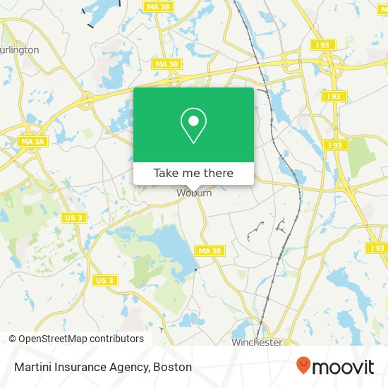 Martini Insurance Agency map