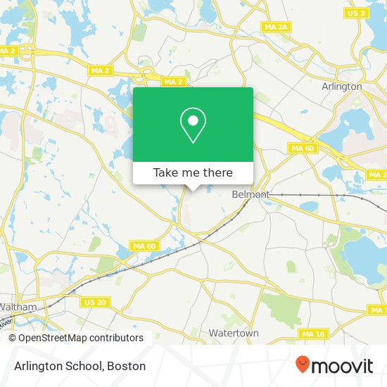 Mapa de Arlington School