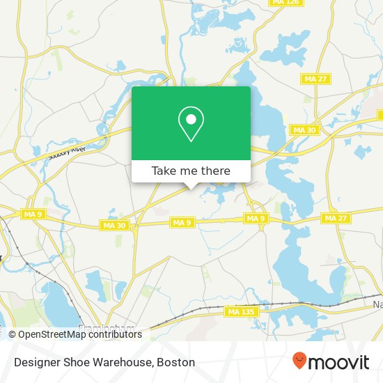 Mapa de Designer Shoe Warehouse