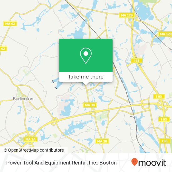 Power Tool And Equipment Rental, Inc. map