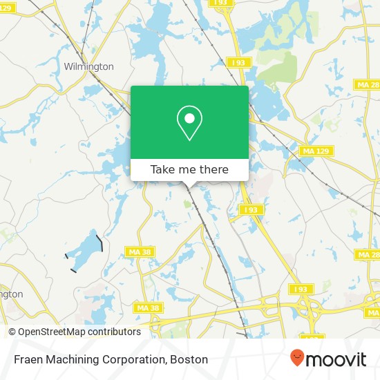 Mapa de Fraen Machining Corporation