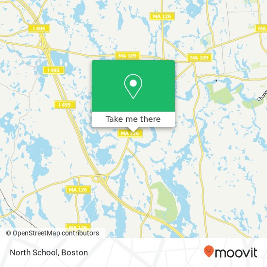 Mapa de North School