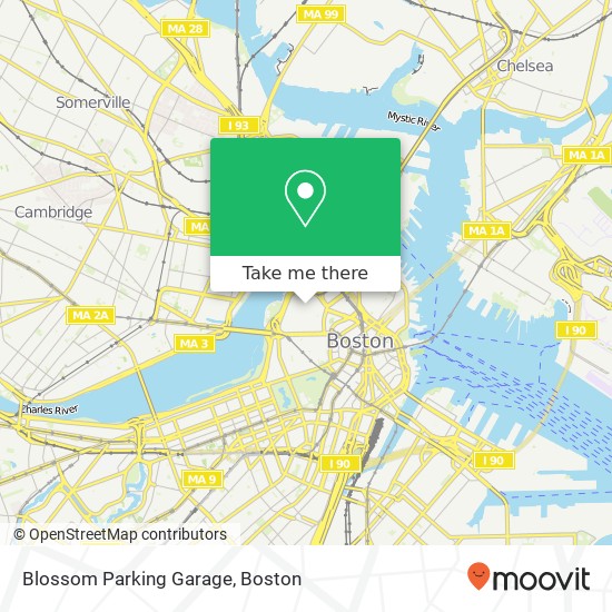 Blossom Parking Garage map