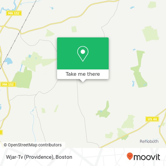 Mapa de Wjar-Tv (Providence)