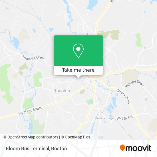 Mapa de Bloom Bus Terminal