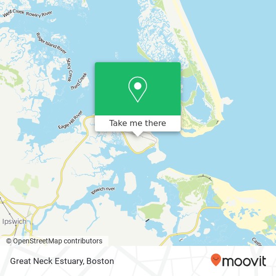 Mapa de Great Neck Estuary