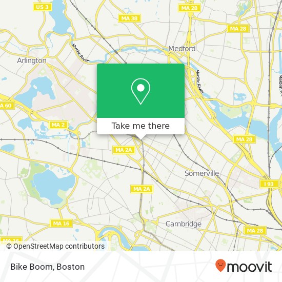 Mapa de Bike Boom
