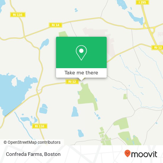 Confreda Farms map