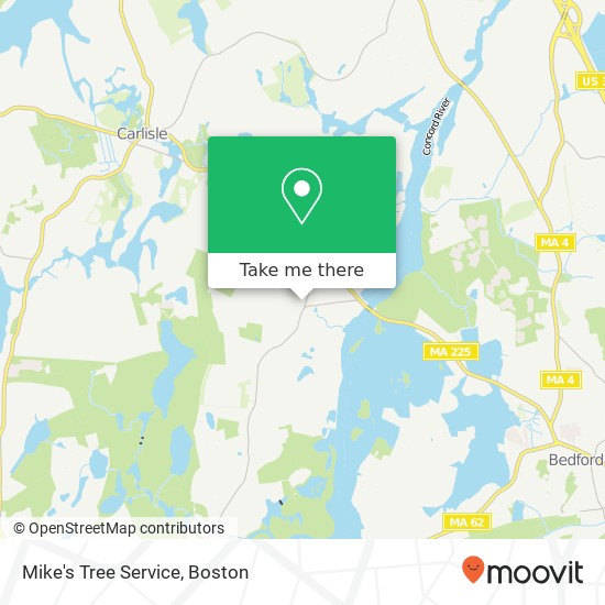Mike's Tree Service map