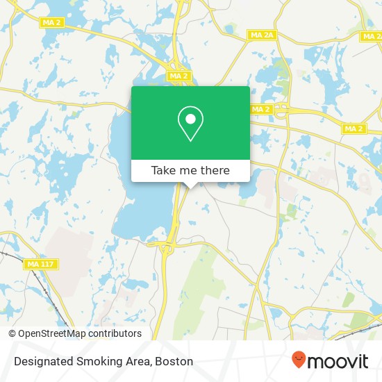 Mapa de Designated Smoking Area
