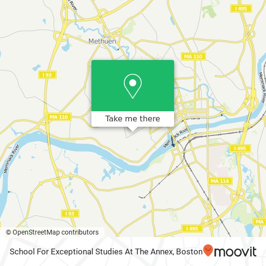 Mapa de School For Exceptional Studies At The Annex