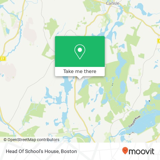 Mapa de Head Of School's House