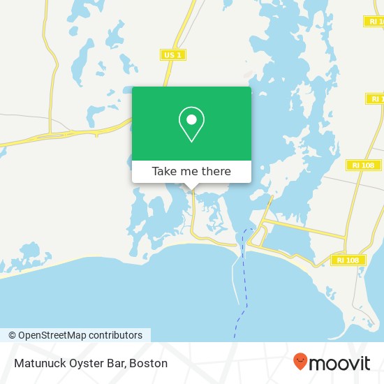 Matunuck Oyster Bar map