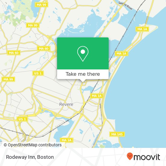 Rodeway Inn map