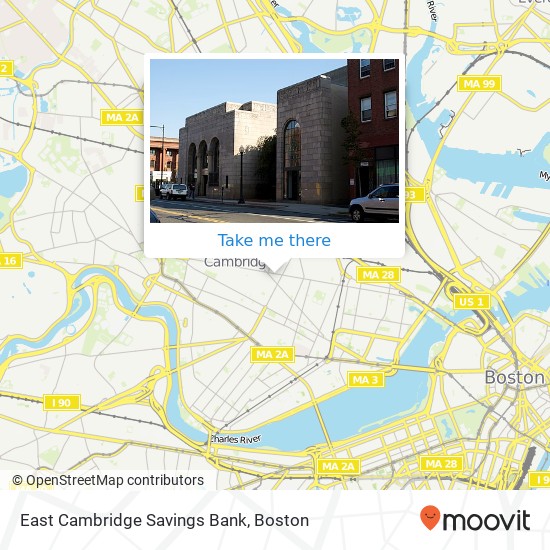 East Cambridge Savings Bank map