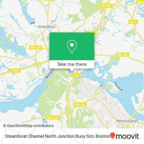 Steamboat Channel North Junction Buoy Scn map