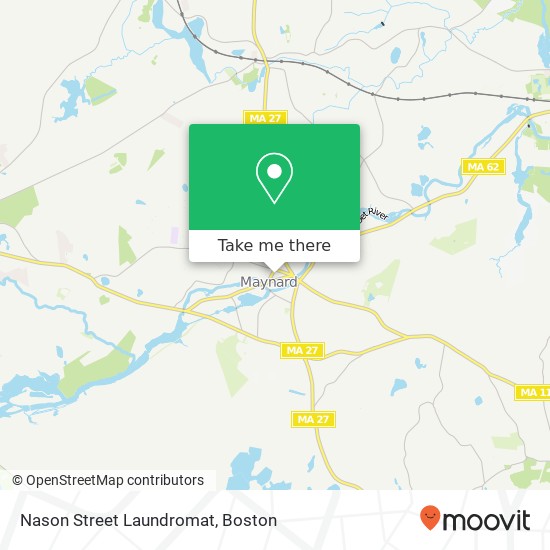 Nason Street Laundromat map