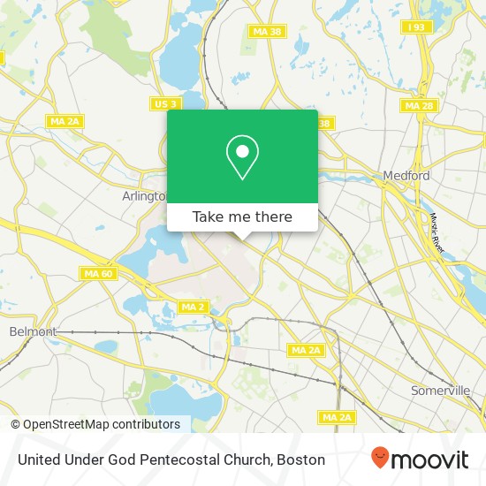 United Under God Pentecostal Church map