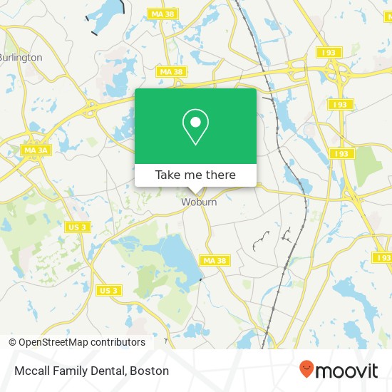 Mccall Family Dental map