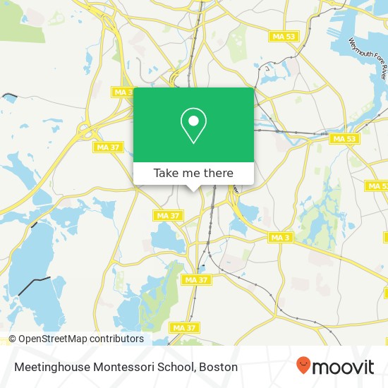 Mapa de Meetinghouse Montessori School