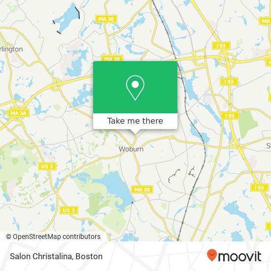 Salon Christalina map
