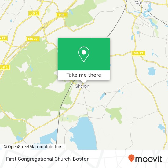 Mapa de First Congregational Church