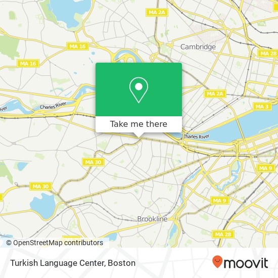 Turkish Language Center map