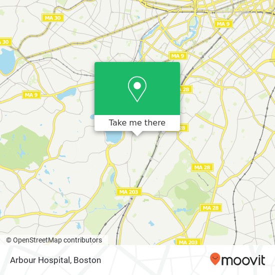 Mapa de Arbour Hospital