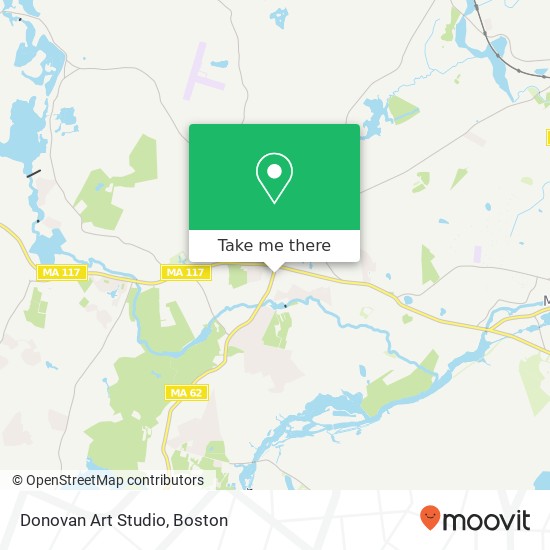 Donovan Art Studio map