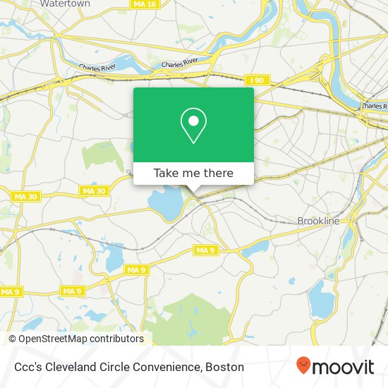 Mapa de Ccc's Cleveland Circle Convenience