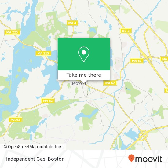 Independent Gas map