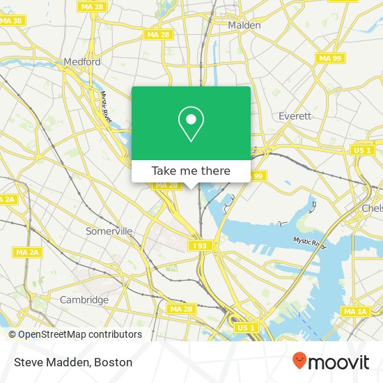 Steve Madden map