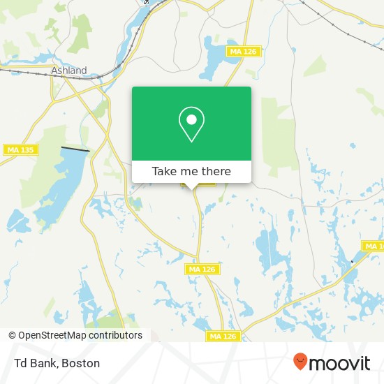 Td Bank map