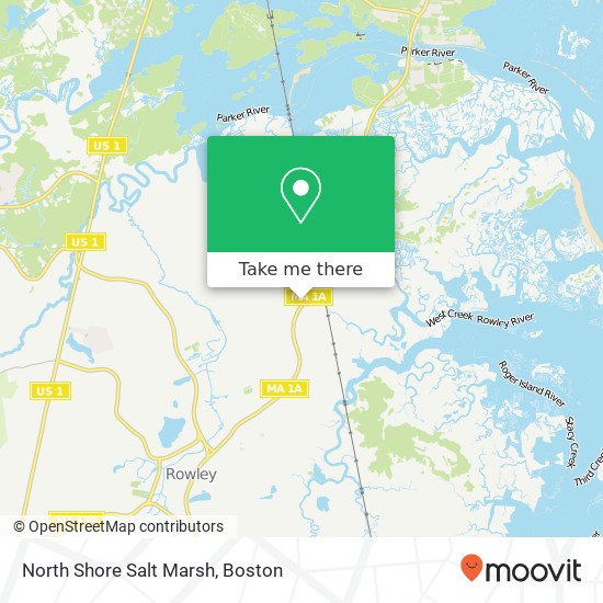 Mapa de North Shore Salt Marsh
