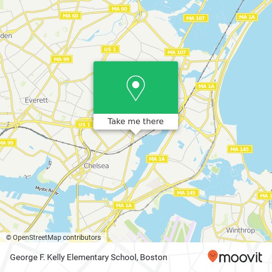 Mapa de George F. Kelly Elementary School