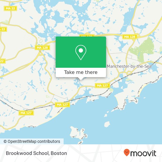 Mapa de Brookwood School