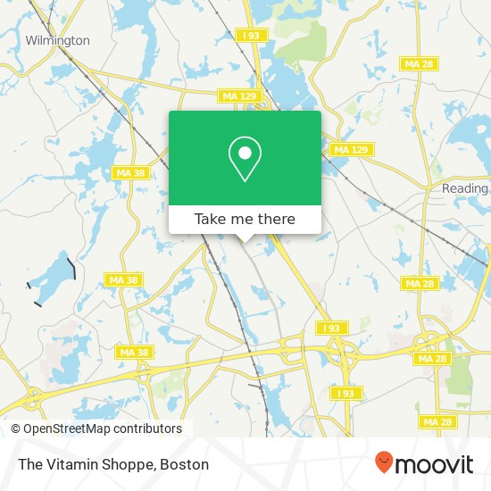 Mapa de The Vitamin Shoppe