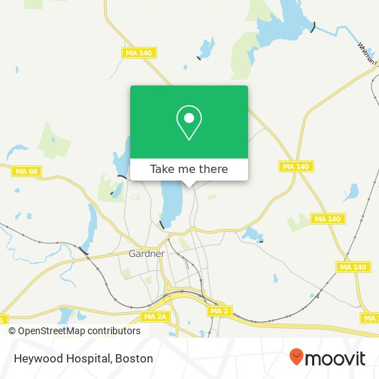 Heywood Hospital map