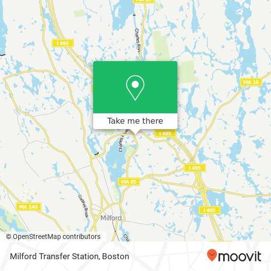 Milford Transfer Station map