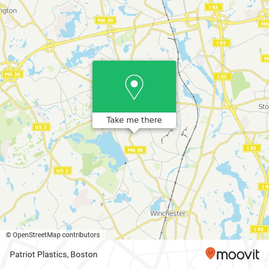 Mapa de Patriot Plastics