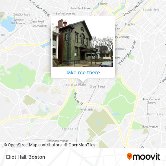 Mapa de Eliot Hall