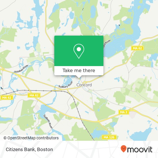 Citizens Bank map