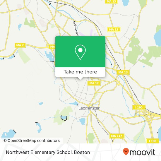 Northwest Elementary School map