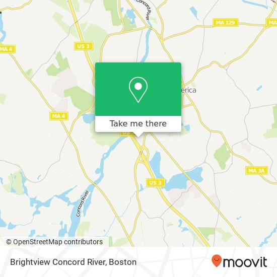 Mapa de Brightview Concord River