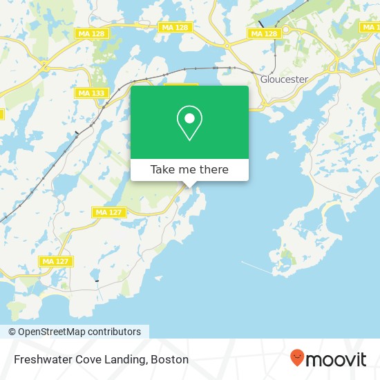 Mapa de Freshwater Cove Landing