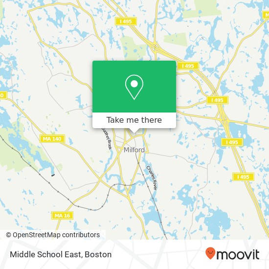 Mapa de Middle School East